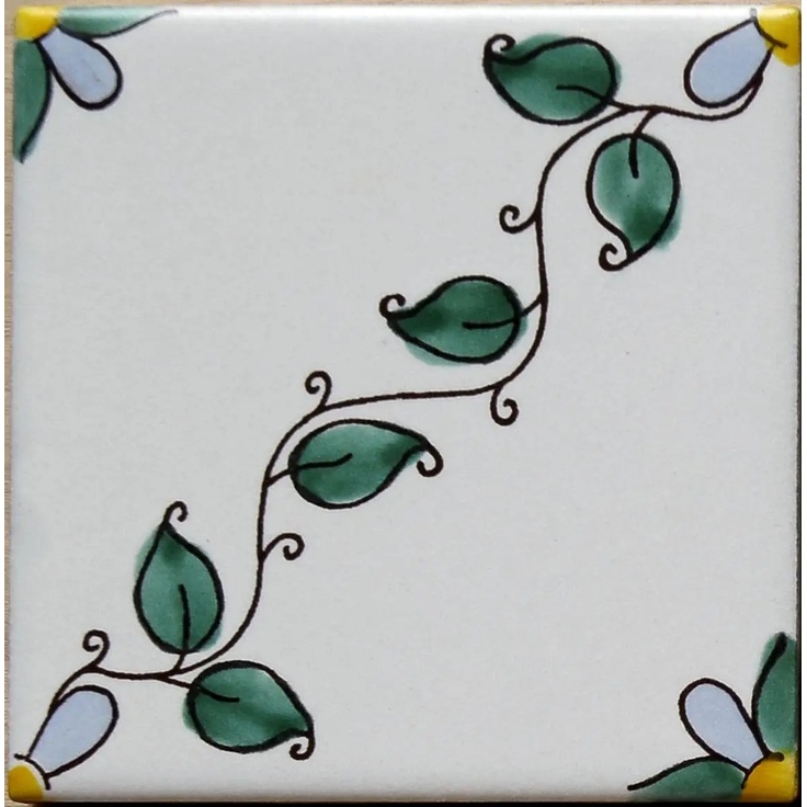 Giovanni De Maio Ceramica Artistica Vietrese 0000017538 Leda Decori 13*13 Floor tile 13x13 cm, Italy - photo 1 Giovanni De Maio Ceramica Artistica Vietrese 0000017538 Leda Decori 13*13 Floor tile 13x13 cm, Italy - photo 1