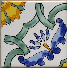 Giovanni De Maio Ceramica Artistica Vietrese С000031381 Maria Teresa Decori 20*20 Lattialaatta 20x20 cm, Italia - kuva 1 - kuva 1