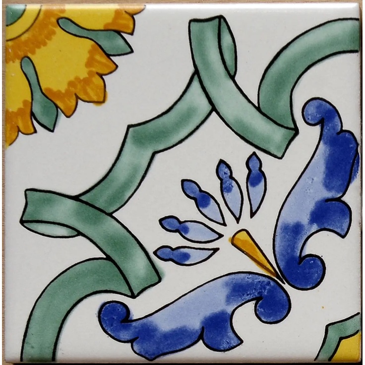 Giovanni De Maio Ceramica Artistica Vietrese 0000017759 Maria Teresa Decori 10*10 Podlahová dlaždice 10x10 cm, Itálie - fotografie 1 Giovanni De Maio Ceramica Artistica Vietrese 0000017759 Maria Teresa Decori 10*10 Podlahová dlaždice 10x10 cm, Itálie - fotografie 1