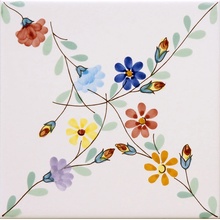 Giovanni De Maio Ceramica Artistica Vietrese 0000012765 Maurizia Decori 20*20 Lattialaatta 20x20 cm, Italia - kuva 1 - kuva 1