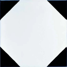Giovanni De Maio Ceramica Artistica Vietrese С000267544 Quattro Angoli Nero Decori 20*20 Lattialaatta 20x20 cm, Italia - kuva 1 - kuva 1