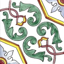 Giovanni De Maio Ceramica Artistica Vietrese С000058666 Assisi Decori 20*20 Lattialaatta 20x20 cm, Italia - kuva 1 - kuva 1