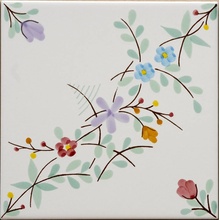 Giovanni De Maio Ceramica Artistica Vietrese 0000012683 Cinzia Decori 20*20 Lattialaatta 20x20 cm, Italia - kuva 1 - kuva 1