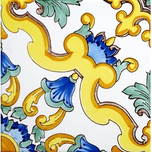 Giovanni De Maio Ceramica Artistica Vietrese 0000026716 Camaldoli Decori 20*20 Lattialaatta 20x20 cm, Italia - kuva 1 - kuva 1