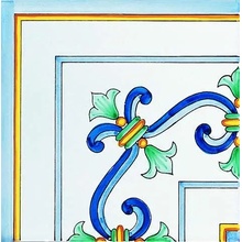 Giovanni De Maio Ceramica Artistica Vietrese С000249316 Priscilla Angolo Festoni 20*20 Sisustus 20x20 cm, Italia - kuva 1 - kuva 1