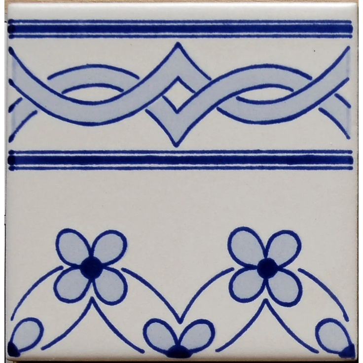 Giovanni De Maio Ceramica Artistica Vietrese С000016859 Milena Azzurro Terminale 10*10 Decor 10x10 cm, Italy - photo 1 Giovanni De Maio Ceramica Artistica Vietrese С000016859 Milena Azzurro Terminale 10*10 Decor 10x10 cm, Italy - photo 1