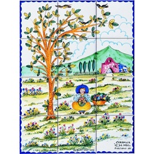 Giovanni De Maio Ceramica Artistica Vietrese С000258059 Primavera 20 (12 pcs) Pannelli Decorativi 60*80 Paneeli 60x80 cm, Italia - kuva 1 - kuva 1