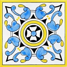Giovanni De Maio Ceramica Artistica Vietrese С000004704 Potenza Decori 20*20 Lattialaatta 20x20 cm, Italia - kuva 1 - kuva 1
