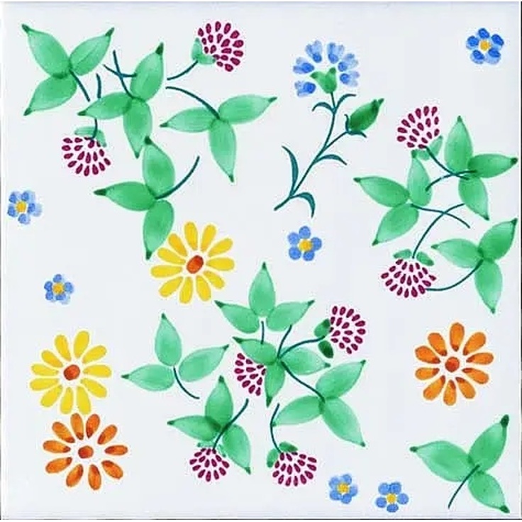 Giovanni De Maio Ceramica Artistica Vietrese 0000012766 Prato Fiorito Decori 20*20 Floor tile 20x20 cm, Italy - photo 1 Giovanni De Maio Ceramica Artistica Vietrese 0000012766 Prato Fiorito Decori 20*20 Floor tile 20x20 cm, Italy - photo 1
