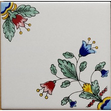 Giovanni De Maio Ceramica Artistica Vietrese 0000017540 Puteoli Decori 13*13 Lattialaatta 13x13 cm, Italia - kuva 1 - kuva 1