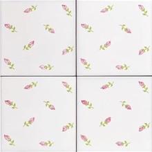Giovanni De Maio Ceramica Artistica Vietrese 0000012689 Gemme Rosa Decori 20*20 Lattialaatta 20x20 cm, Italia - kuva 1 - kuva 1