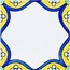 Giovanni De Maio Ceramica Artistica Vietrese С000003582 Rosalia Decori 10*10 Floor tile 10x10 cm, Italy - photo 1