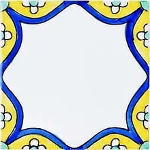 Giovanni De Maio Ceramica Artistica Vietrese С000003582 Rosalia Decori 10*10 Lattialaatta 10x10 cm, Italia - kuva 1 - kuva 1