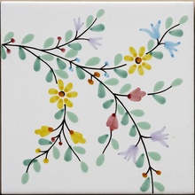 Giovanni De Maio Ceramica Artistica Vietrese 0000024022 Serto Circolare Decori 20*20 Lattialaatta 20x20 cm, Italia - kuva 1 - kuva 1