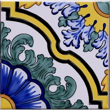 Giovanni De Maio Ceramica Artistica Vietrese 0000012710 Settecento Decori 20*20 Lattialaatta 20x20 cm, Italia - kuva 1 - kuva 1