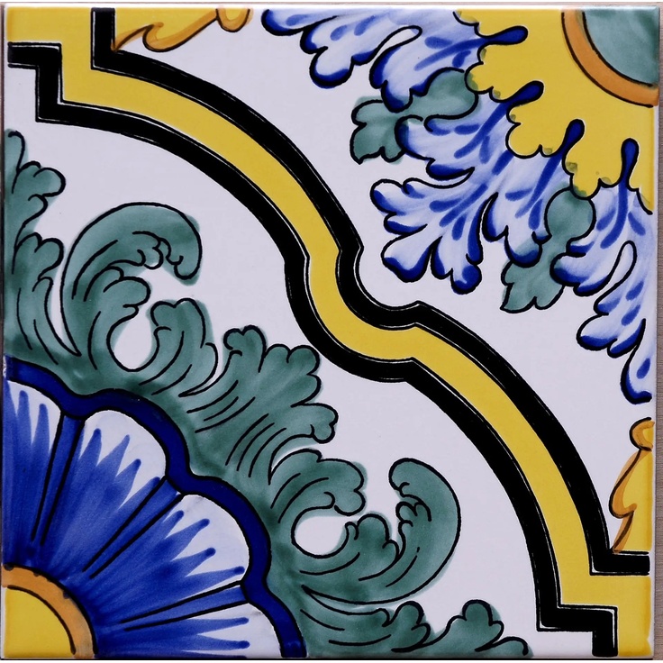 Giovanni De Maio Ceramica Artistica Vietrese 0000012710 Settecento Decori 20*20 Floor tile 20x20 cm, Italy - photo 1 Giovanni De Maio Ceramica Artistica Vietrese 0000012710 Settecento Decori 20*20 Floor tile 20x20 cm, Italy - photo 1