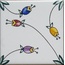 Giovanni De Maio Ceramica Artistica Vietrese 0000022364 Tulipani Decori 13*13 Floor tile 13x13 cm, Italy - photo 1 Giovanni De Maio Ceramica Artistica Vietrese 0000022364 Tulipani Decori 13*13 Floor tile 13x13 cm, Italy - photo 1