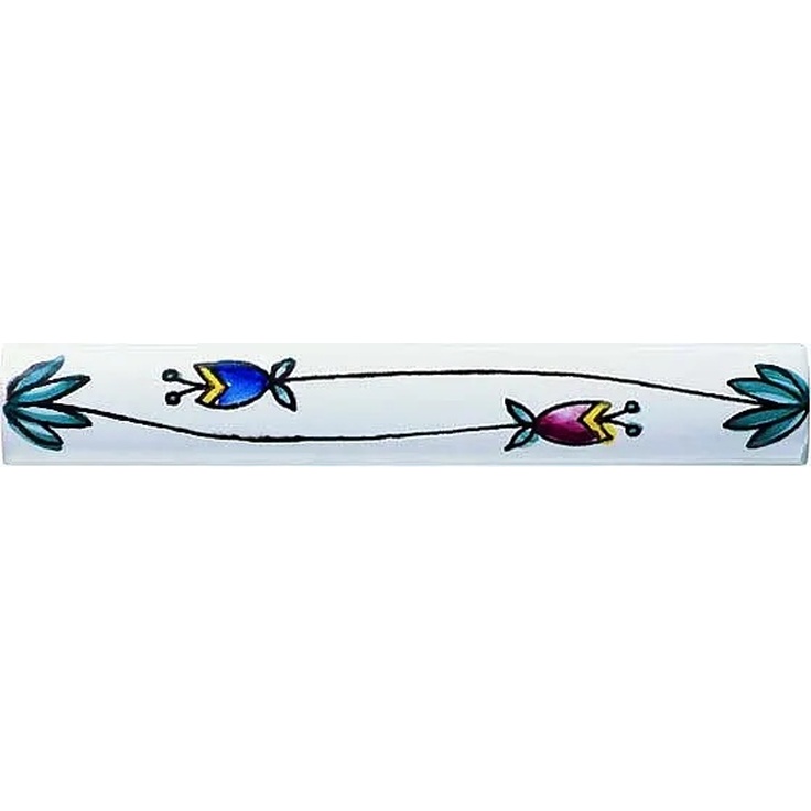 Giovanni De Maio Ceramica Artistica Vietrese С000004822 Tulipani Battiscopa 3*20 baseboard 3x20 cm, Italy - photo 1 Giovanni De Maio Ceramica Artistica Vietrese С000004822 Tulipani Battiscopa 3*20 baseboard 3x20 cm, Italy - photo 1