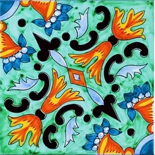 Giovanni De Maio Ceramica Artistica Vietrese 0000012858 Turco Decori 20*20 Lattialaatta 20x20 cm, Italia - kuva 1 - kuva 1