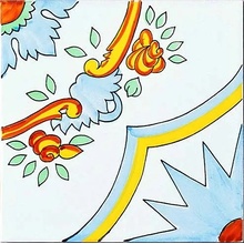 Giovanni De Maio Ceramica Artistica Vietrese С000051542 Valeria Decori 20*20 Lattialaatta 20x20 cm, Italia - kuva 1 - kuva 1