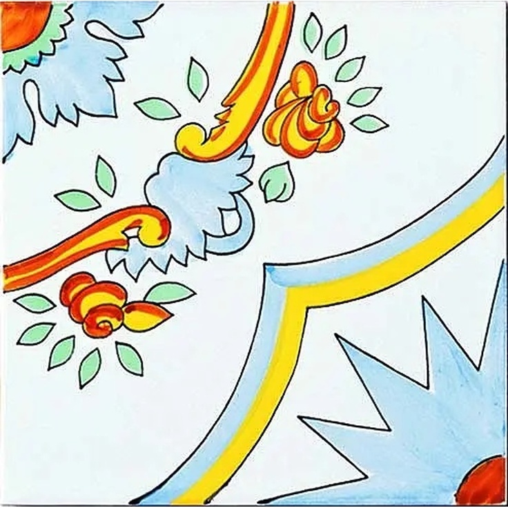 Giovanni De Maio Ceramica Artistica Vietrese С000051542 Valeria Decori 20*20 Floor tile 20x20 cm, Italy - photo 1 Giovanni De Maio Ceramica Artistica Vietrese С000051542 Valeria Decori 20*20 Floor tile 20x20 cm, Italy - photo 1