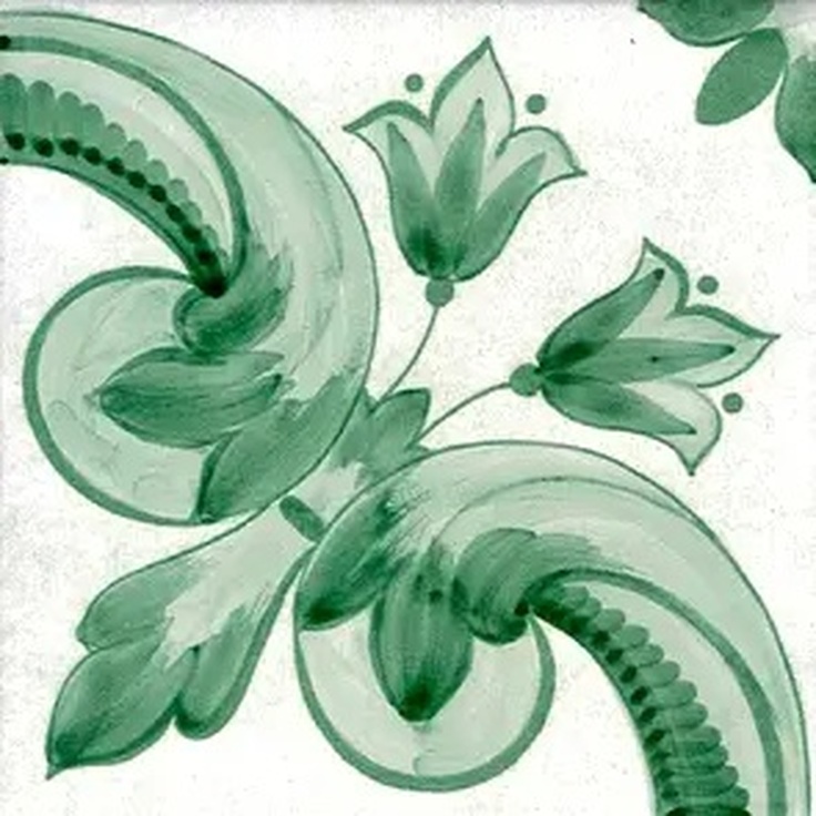 Giovanni De Maio Ceramica Artistica Vietrese 0000022327 Casamicciola Verde Rame Spugnato Decori 20*20 Floor tile 20x20 cm, Italy - photo 1 Giovanni De Maio Ceramica Artistica Vietrese 0000022327 Casamicciola Verde Rame Spugnato Decori 20*20 Floor tile 20x20 cm, Italy - photo 1
