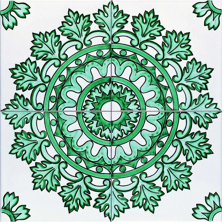 Giovanni De Maio Ceramica Artistica Vietrese 0000022331 Quercia Verde Rame Decori 20*20 Floor tile 20x20 cm, Italy - photo 1 Giovanni De Maio Ceramica Artistica Vietrese 0000022331 Quercia Verde Rame Decori 20*20 Floor tile 20x20 cm, Italy - photo 1