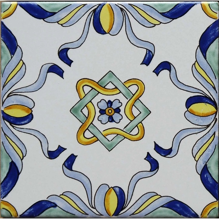 Giovanni De Maio Ceramica Artistica Vietrese 0000022325 Vesuvio Decori 13*13 Floor tile 13x13 cm, Italy - photo 1 Giovanni De Maio Ceramica Artistica Vietrese 0000022325 Vesuvio Decori 13*13 Floor tile 13x13 cm, Italy - photo 1