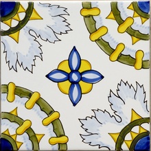 Giovanni De Maio Ceramica Artistica Vietrese 0000024099 Viareggio Decori 20*20 Lattialaatta 20x20 cm, Italia - kuva 1 - kuva 1