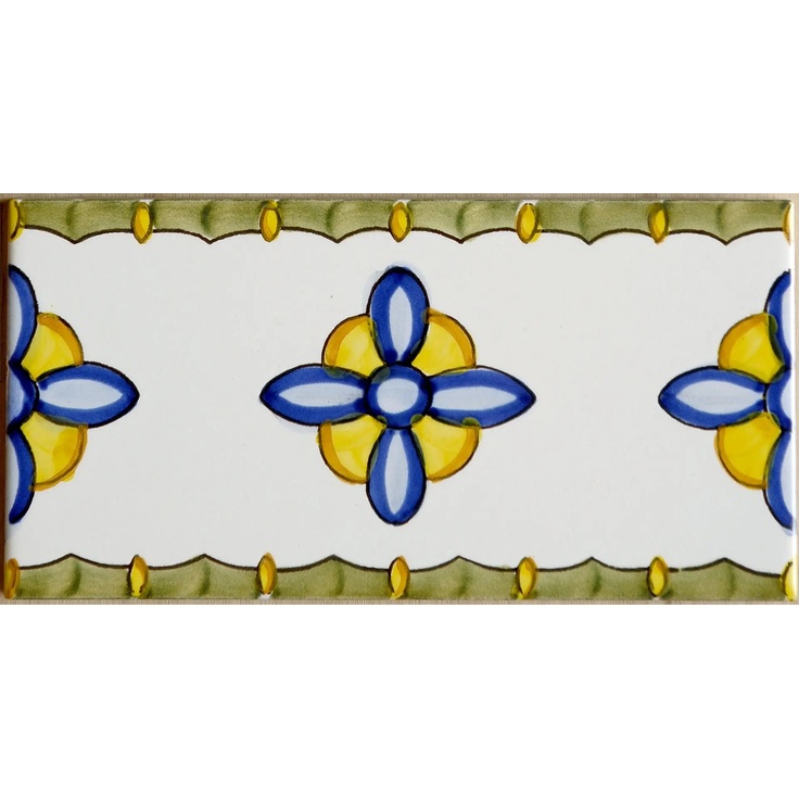 Giovanni De Maio Ceramica Artistica Vietrese С000051558 Viareggio Listelli 10*20 Border 10x20 cm, Italy - photo 1 Giovanni De Maio Ceramica Artistica Vietrese С000051558 Viareggio Listelli 10*20 Border 10x20 cm, Italy - photo 1