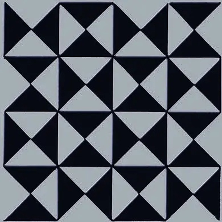 Giovanni De Maio I Chiaro Scuri С000246581 Cemento Triangoli Decori_20*20 Floor tile 20x20 cm, Italy - photo 1 Giovanni De Maio I Chiaro Scuri С000246581 Cemento Triangoli Decori_20*20 Floor tile 20x20 cm, Italy - photo 1