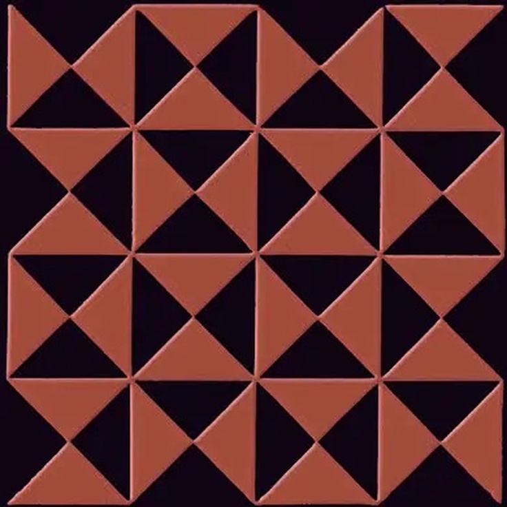 Giovanni De Maio I Chiaro Scuri С000246806 Rame Dorato Triangoli Decori_20*20 Floor tile 20x20 cm, Italy - photo 1 Giovanni De Maio I Chiaro Scuri С000246806 Rame Dorato Triangoli Decori_20*20 Floor tile 20x20 cm, Italy - photo 1