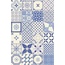 Giovanni De Maio Macrame С000266839 Decori Macrame Blu Set Piastrella per pavimento 80x120 cm, Italia - foto 1