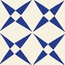 Giovanni De Maio Macrame С000266822 Decori Macrame Blu 16 Golvplatta 20x20 cm, Italien - foto 1