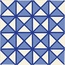Giovanni De Maio Macrame С000266836 Decori Macrame Blu 7 Bodenfliese 20x20 cm, Italien - Foto 1