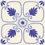 Giovanni De Maio Macrame С000266825 Decori Macrame Blu 19 Напольная плитка 20x20 см, Италия - фото 1