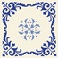 Giovanni De Maio Macrame С000266830 Decori Macrame Blu 23 Azulejo para suelo 20x20 cm, Italia - foto 1
