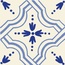 Giovanni De Maio Macrame С000266815 Decori Macrame Blu 1 Floor tile 20x20 cm, Italy - photo 1