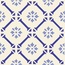 Giovanni De Maio Macrame С000266833 Decori Macrame Blu 4 Vloertegel 20x20 cm, Italië - foto 1
