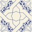 Giovanni De Maio Macrame С000266821 Decori Macrame Blu 15 Bodenfliese 20x20 cm, Italien - Foto 1