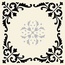 Giovanni De Maio Macrame С000266855 Decori Macrame Nero 23 Podlahová dlaždice 20x20 cm, Itálie - fotografie 1