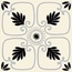 Giovanni De Maio Macrame С000266850 Decori Macrame Nero 19 Golvplatta 20x20 cm, Italien - foto 1