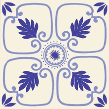 Giovanni De Maio Macrame С000266825 Decori Macrame Blu 19 Lattialaatta 20x20 cm, Italia - kuva 1 - kuva 1