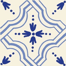 Giovanni De Maio Macrame С000266815 Decori Macrame Blu 1 Lattialaatta 20x20 cm, Italia - kuva 1 - kuva 1