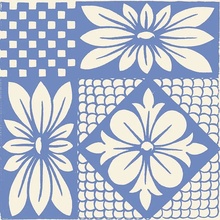 Giovanni De Maio Macrame С000266835 Decori Macrame Blu 6 Lattialaatta 20x20 cm, Italia - kuva 1 - kuva 1