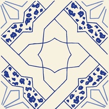 Giovanni De Maio Macrame С000266821 Decori Macrame Blu 15 Lattialaatta 20x20 cm, Italia - kuva 1 - kuva 1