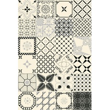 Giovanni De Maio Macrame С000266864 Decori Macrame Nero Set Lattialaatta 80x120 cm, Italia - kuva 1 - kuva 1