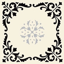 Giovanni De Maio Macrame С000266855 Decori Macrame Nero 23 Lattialaatta 20x20 cm, Italia - kuva 1 - kuva 1