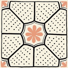 Giovanni De Maio Macrame С000266873 Decori Macrame Rosa Antico 17 Lattialaatta 20x20 cm, Italia - kuva 1 - kuva 1