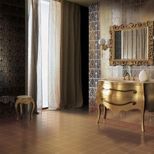 Giovanni De Maio Officina Delle Arti 20x20 см, majolika, Italien, guld og ædelmetaller - interiørfoto 1 - foto 4